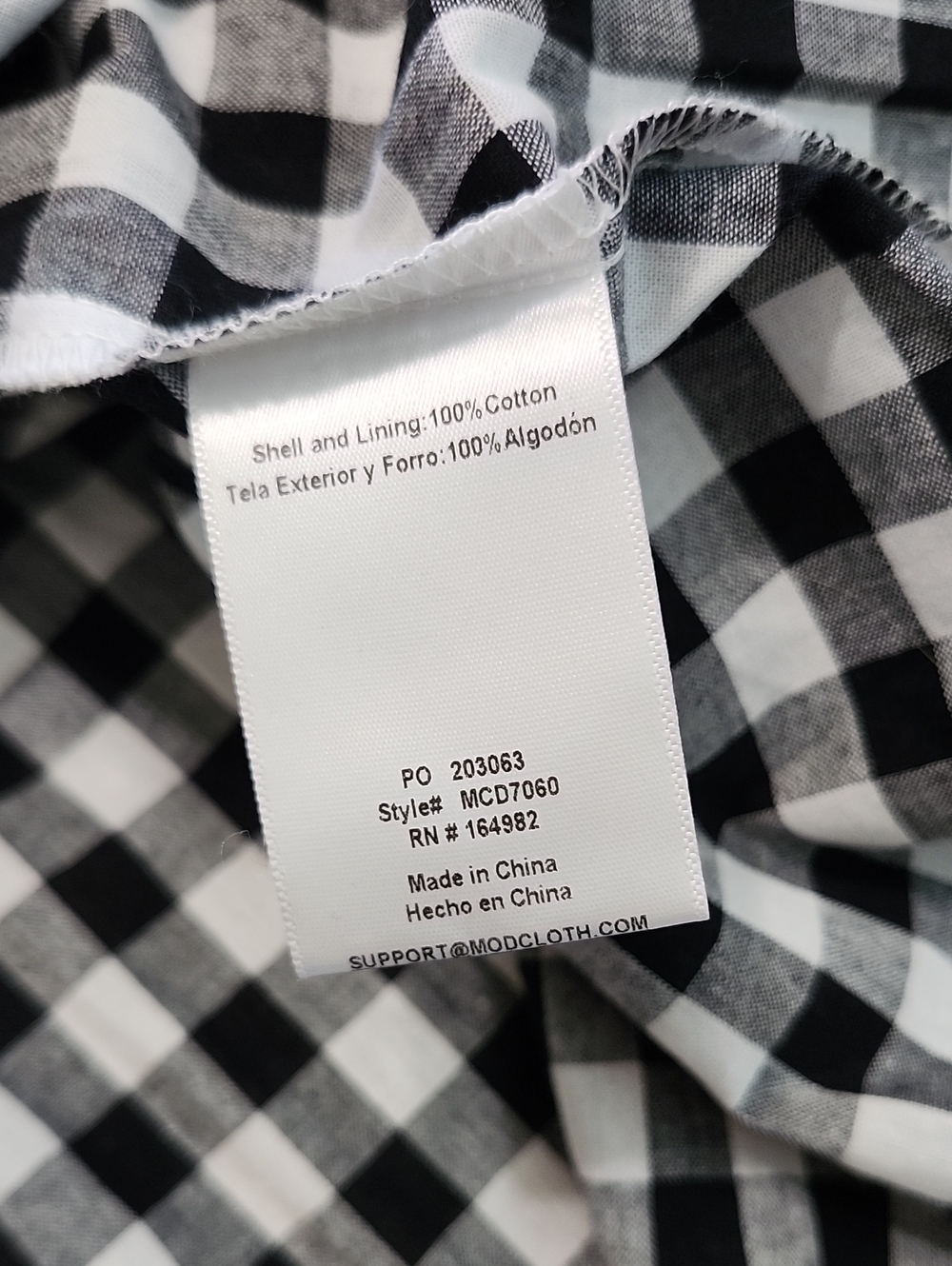 Modcloth Black & White Gingham Wrap Midi Dress - Picture 9 of 14